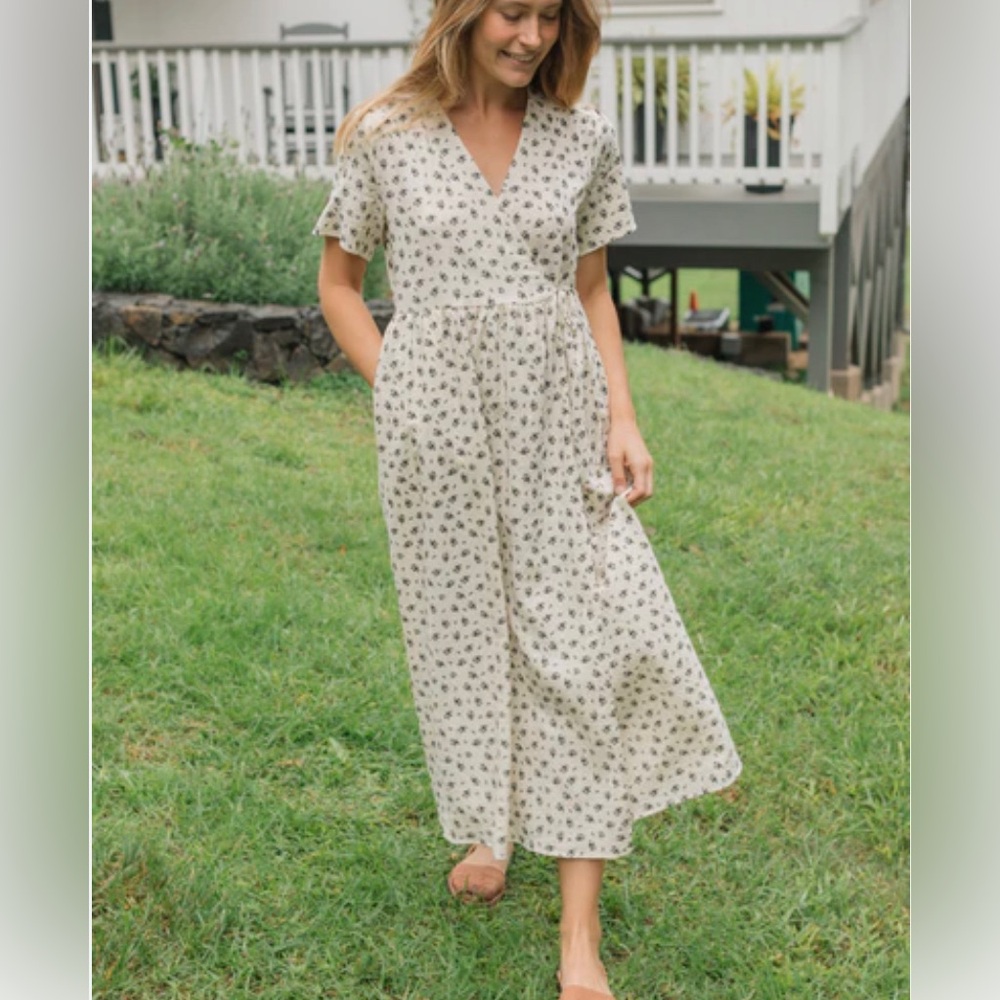 Neuflora Fall River floral midi dress 100% cotton